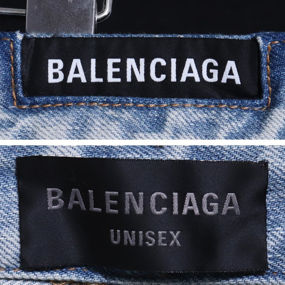 BALENCIAGA 25SS Medium Fit Light Indigo Jeans Size 31