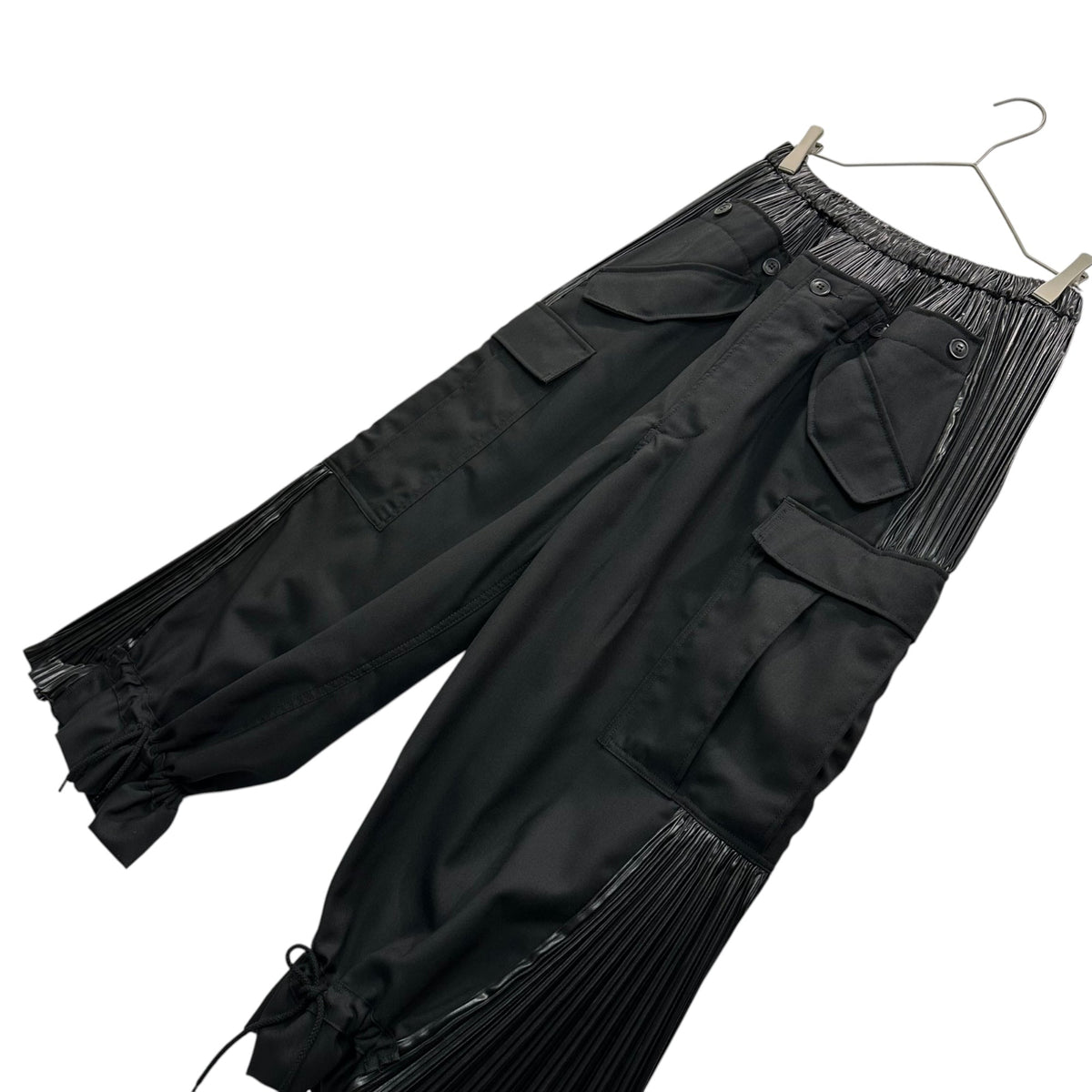 JUNYA WATANABE 25AW Gabardine Satin Wide Pants Black Size XS