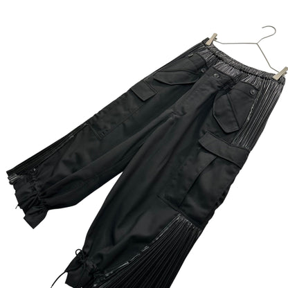 JUNYA WATANABE 25AW Gabardine Satin Wide Pants Black Size XS