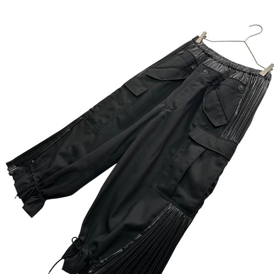JUNYA WATANABE 25AW Gabardine Satin Wide Pants Black Size XS