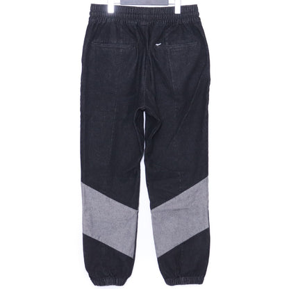 SAPEUR Denim Track Pants Black Size XL