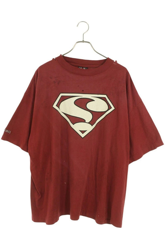 Vintage Saint Michael Tops - Saint Michael 25ss Print T-Shirt SM-HR8-0000-030 Red Size XXL - Authentic Archive