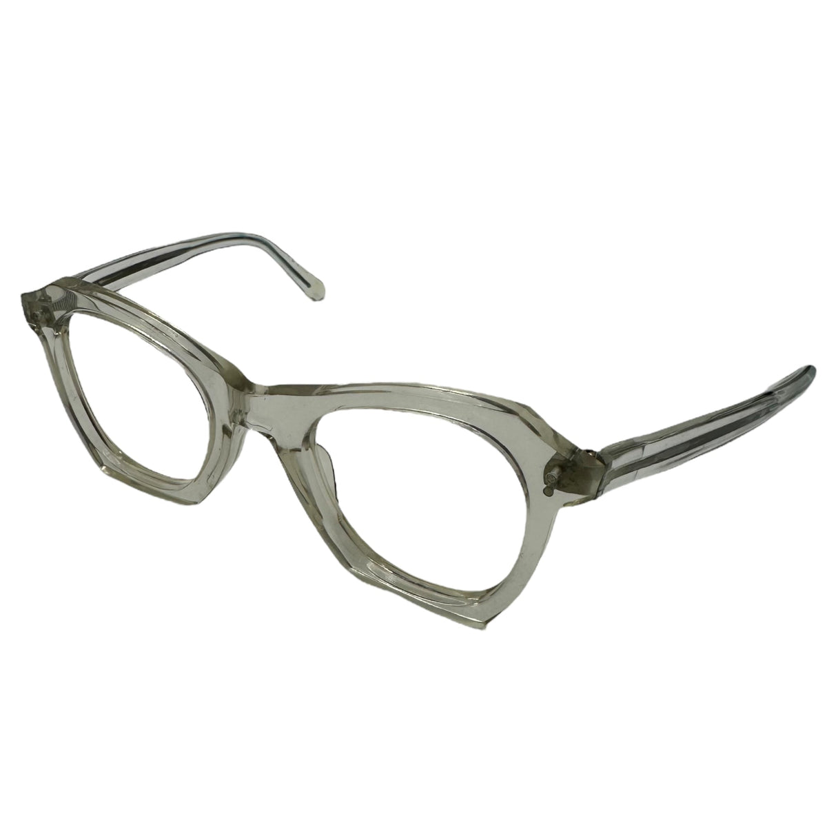 FRENCH VINTAGE 50s Crystal Wellington Sunglasses