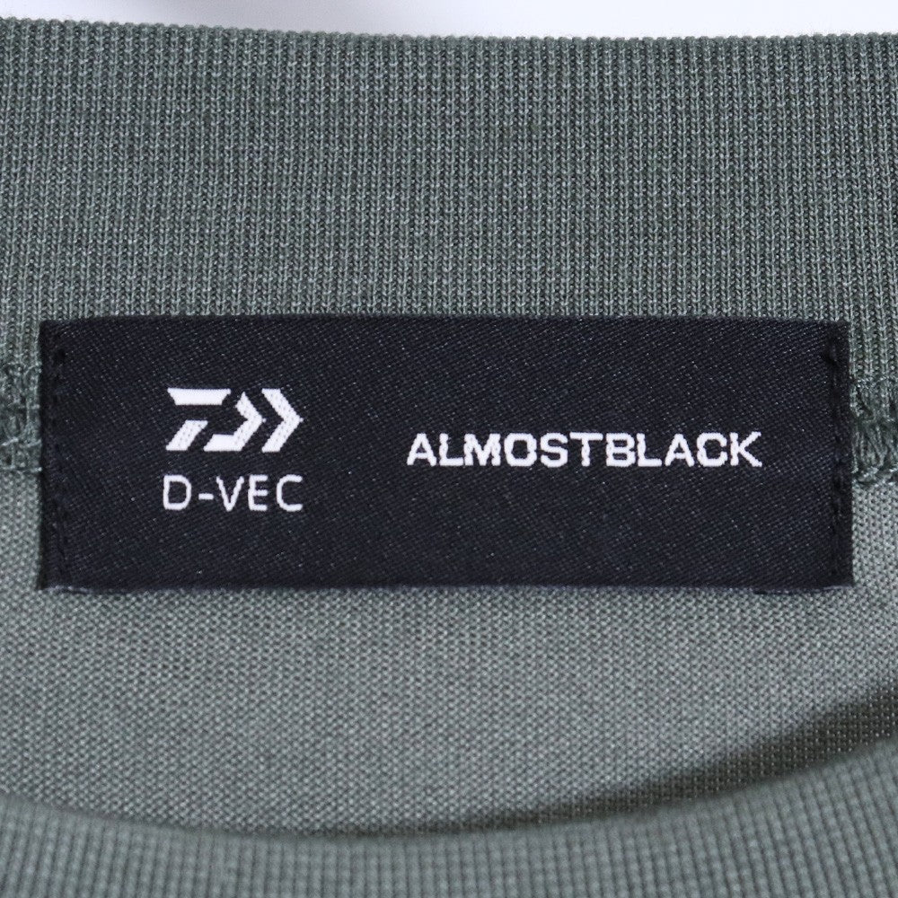 D-VEC x ALMOSTBLACK 25SS Hybrid Plating T-Shirt Khaki Size 3