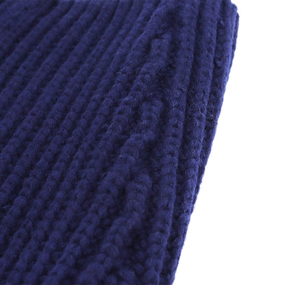 DRIES VAN NOTEN 25AW Zip-Up Scarf Navy Size ONE