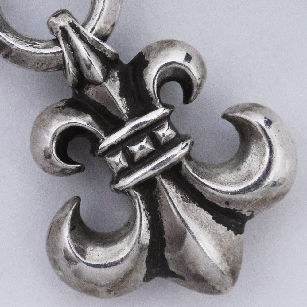 Chrome Hearts BS Fluer Charm Silver Pendant Size F