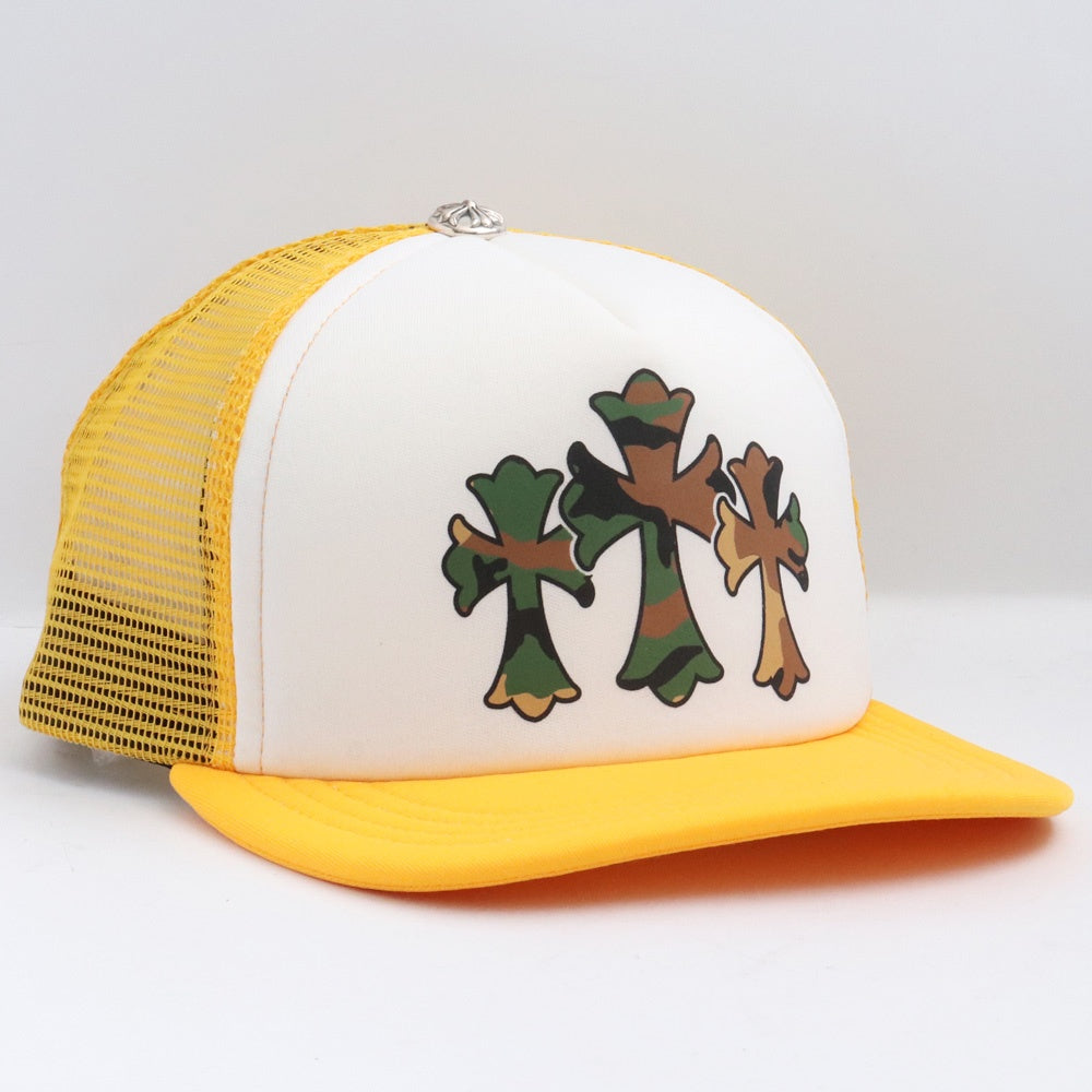 Chrome Hearts 24SS Yellow Camo Cemetery Tracker Cap Size F