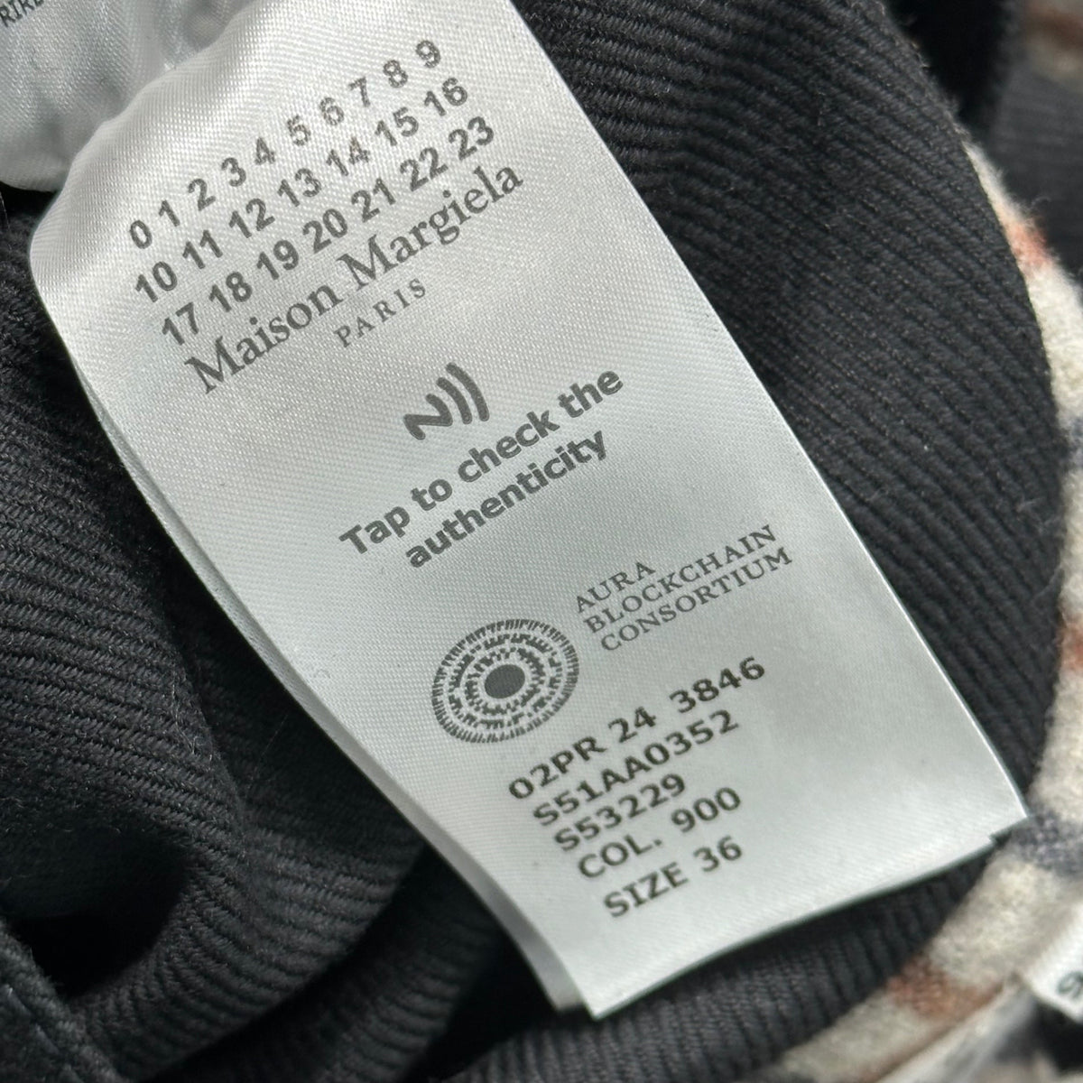 MAISON MARGIELA 24AW 4-Way Reversible Coat Black Size 36