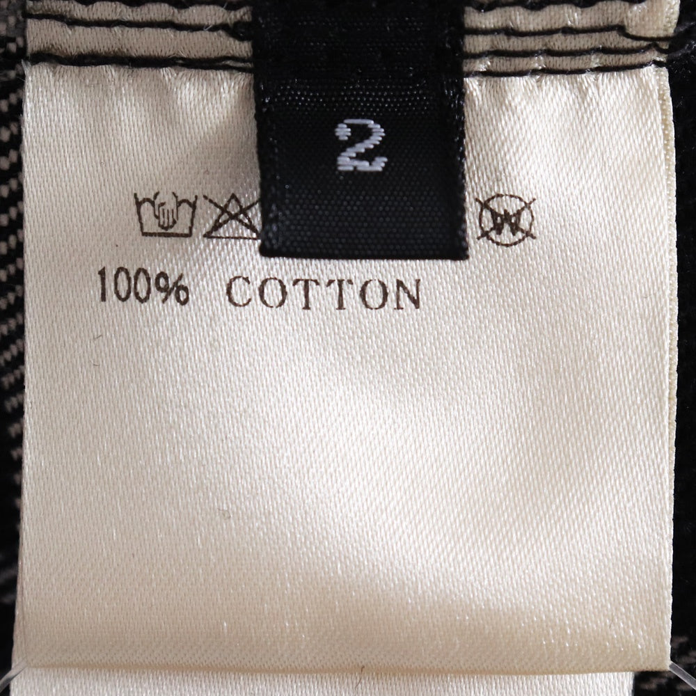 A.F ARTEFACT Exclusive Cotton Checked Black Gray Size 2