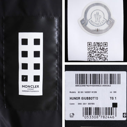 MONCLER x FRAGMENT 21AW HUNOR Hooded Nylon Jacket Size 1