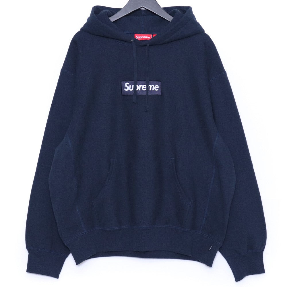 SUPREME 25AW Box Logo Pullover Hoodie Navy Size L