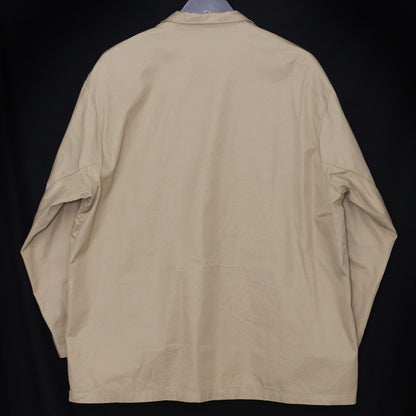 PORTER CLASSIC Cotton Gabardine Wide Blazer Beige Size S