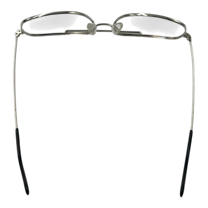 frame france 1970's Double Bridge Aviator Sunglasses Silver