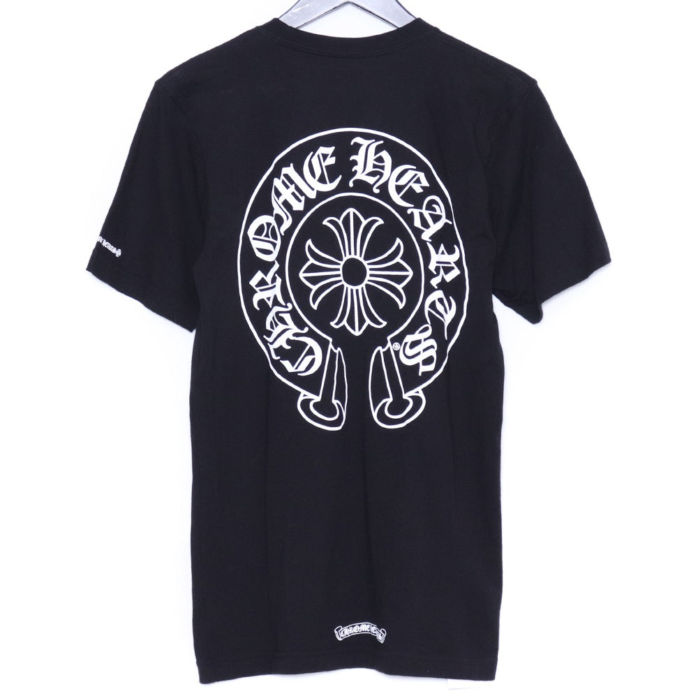 CHROME HEARTS Horseshoe Logo Pocket T-Shirt Black Size S
