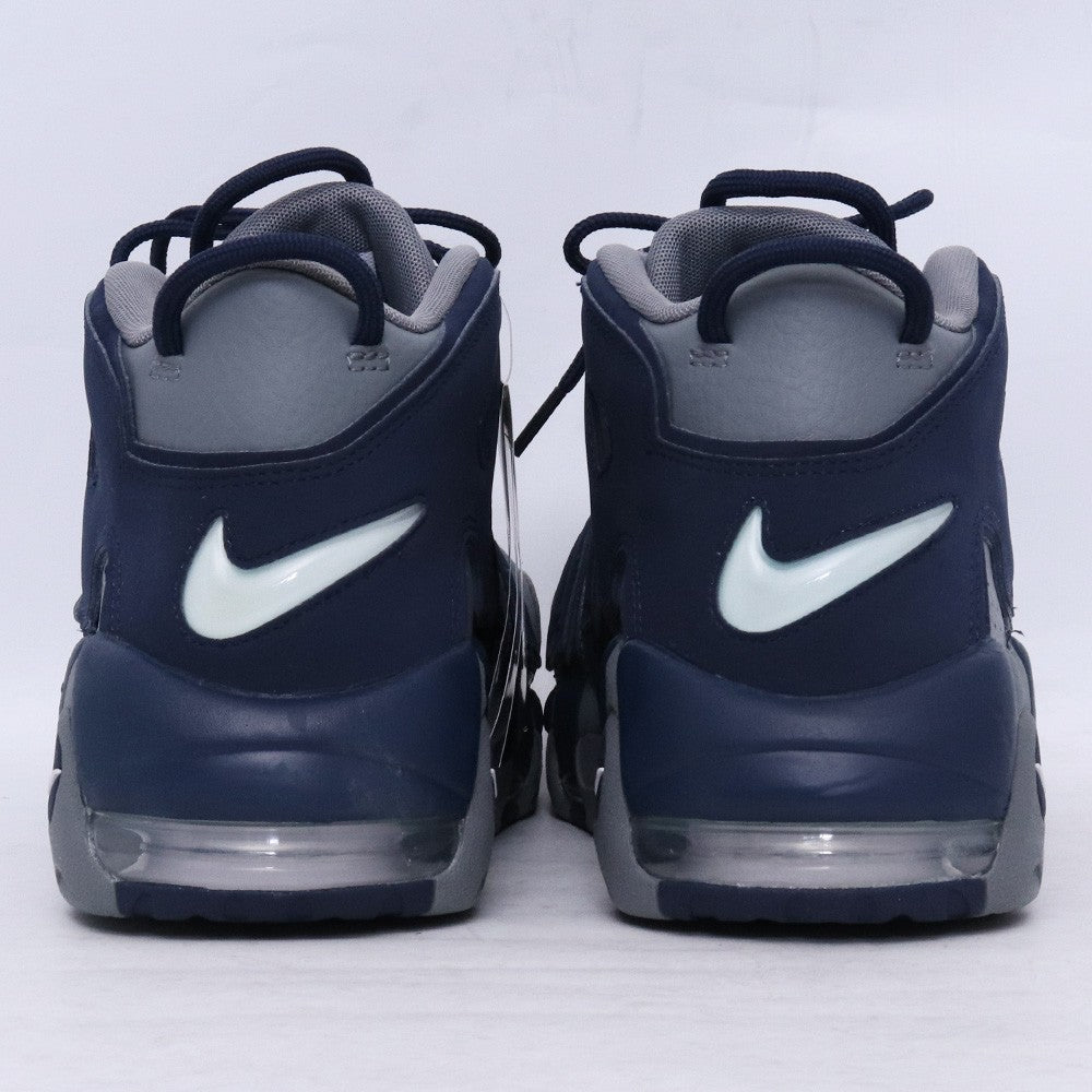 NIKE Air More Uptempo '96 Cool Grey Navy Sneakers Size 29cm
