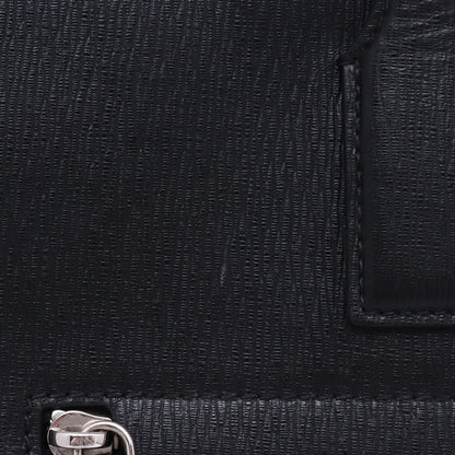 SALVATORE FERRAGAMO Gancini 2WAY Leather Bag Black Size F