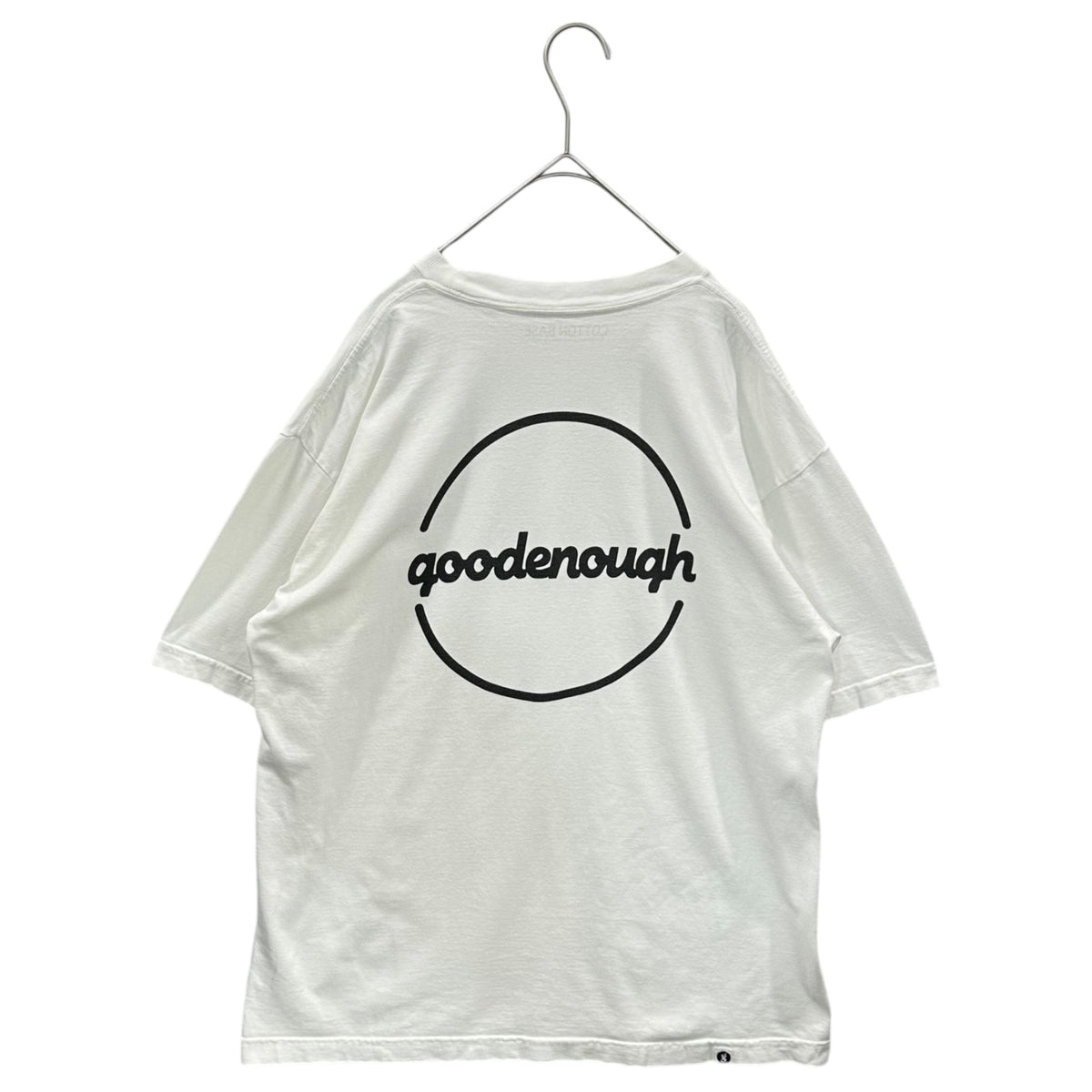 GOODENOUGH 2008 Cotton Circle Logo T-Shirt White Size L