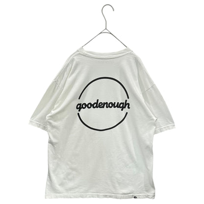 GOODENOUGH 2008 Cotton Circle Logo T-Shirt White Size L