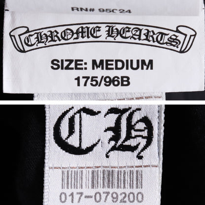 CHROME HEARTS Horseshoe T Bar Logo T-Shirt Black Size M
