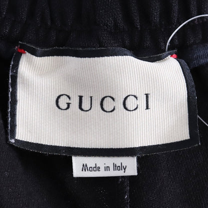 GUCCI Web Stripe Track Pants Black Red Size S