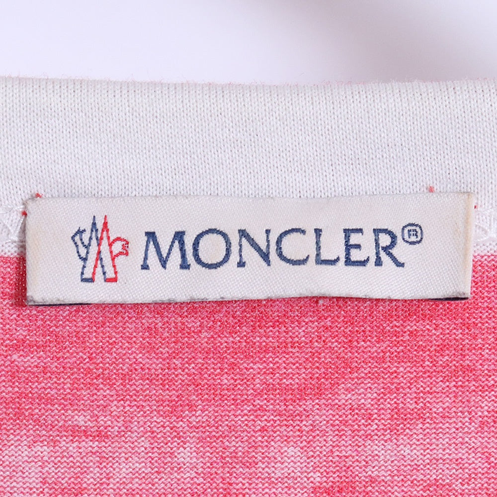 MONCLER Maglia Gradient T-Shirt Red/White/Navy Size XXL