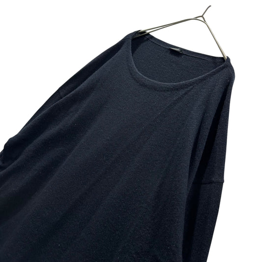 COMOLI 22AW Cashmere Knit Sweater Navy Size FREE