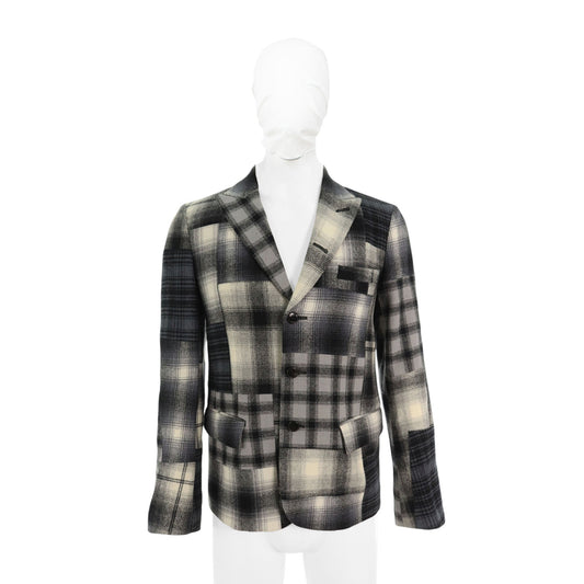 NUMBER (N)INE 2007 A/W Wool Blend Coat Multi Size 2