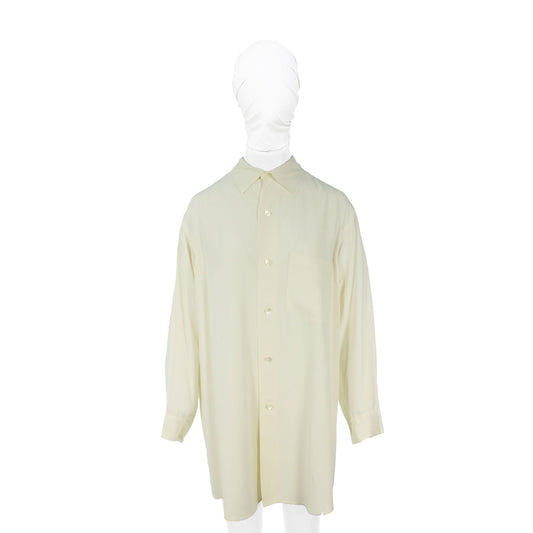 Yohji Yamamoto 1980s White Cotton Dress
