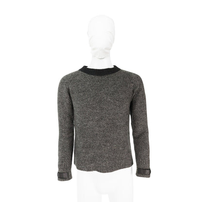 UNDERCOVER 2007 A/W Wool Sweater Gray Charcoal Size 2