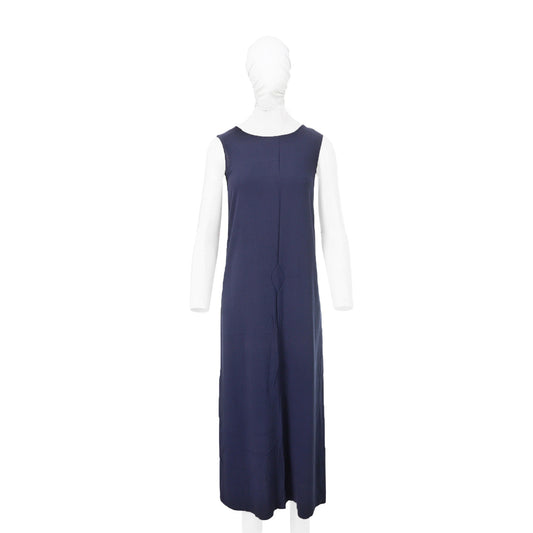 Maison Martin Margiela 2000 S/S Navy Rayon Dress Size 38