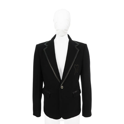 NUMBER (N)INE 2004 AW Wool Nylon Jacket Black Size 2