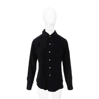 COMME des GARCONS 2004 S/S Cotton Shirt Dark Navy Size M
