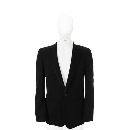 NUMBER (N)INE 2005 AW Wool Silk Jacket Black Size 3