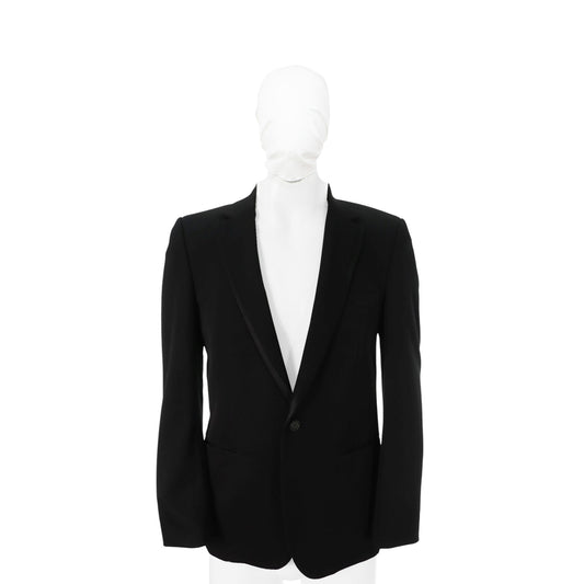 NUMBER (N)INE 2005 AW Wool Silk Jacket Black Size 3