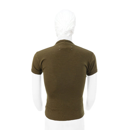 Maison Martin Margiela 98 S/S Wool Silk Shirt Khaki Size M