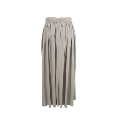 Celine CÉLINE by Phoebe Philo Light Gray Rayon Skirt Size 36