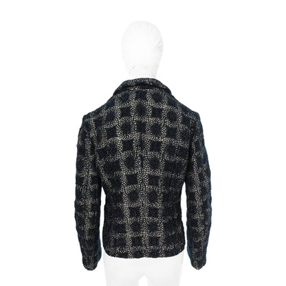 COMME des GARCONS 1995 A/W Nylon Wool Jacket Navy Size S