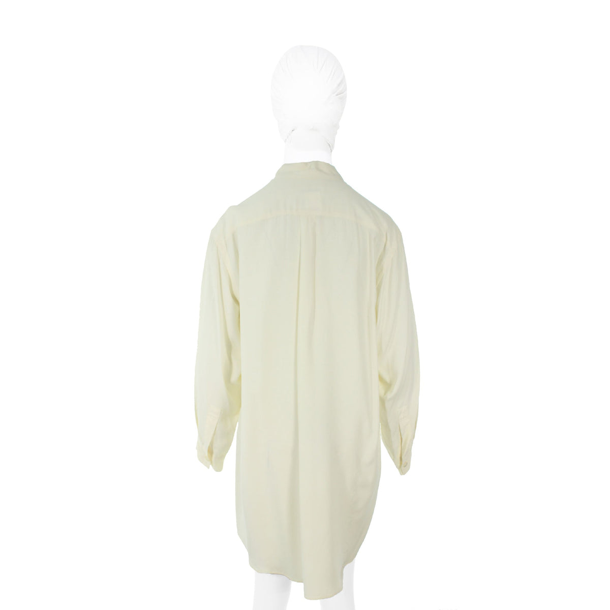 Yohji Yamamoto 1980s White Cotton Dress