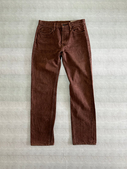 Vintage Kapital Bottoms - Kapital CISCO 5p Monkey Denim Deep Orange Size 32 - Authentic Archive