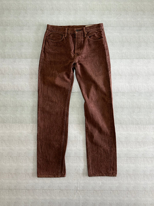 Vintage Kapital Bottoms - Kapital CISCO 5p Monkey Denim Deep Orange Size 32 - Authentic Archive