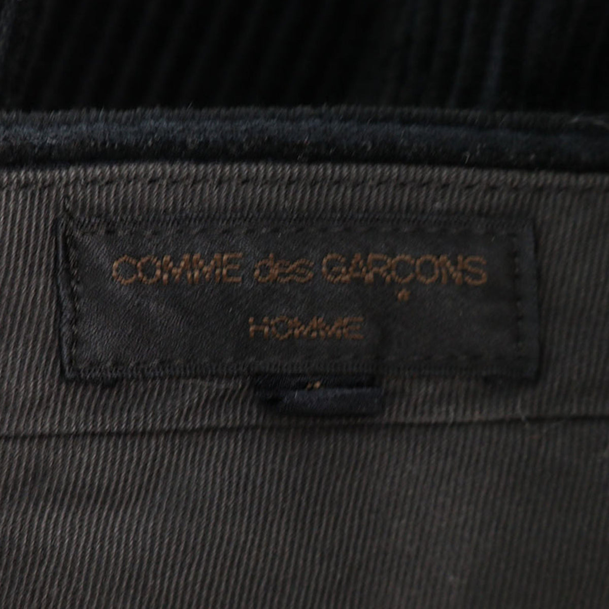 COMME des GARCONS 1997 Cotton Pants Black Size S