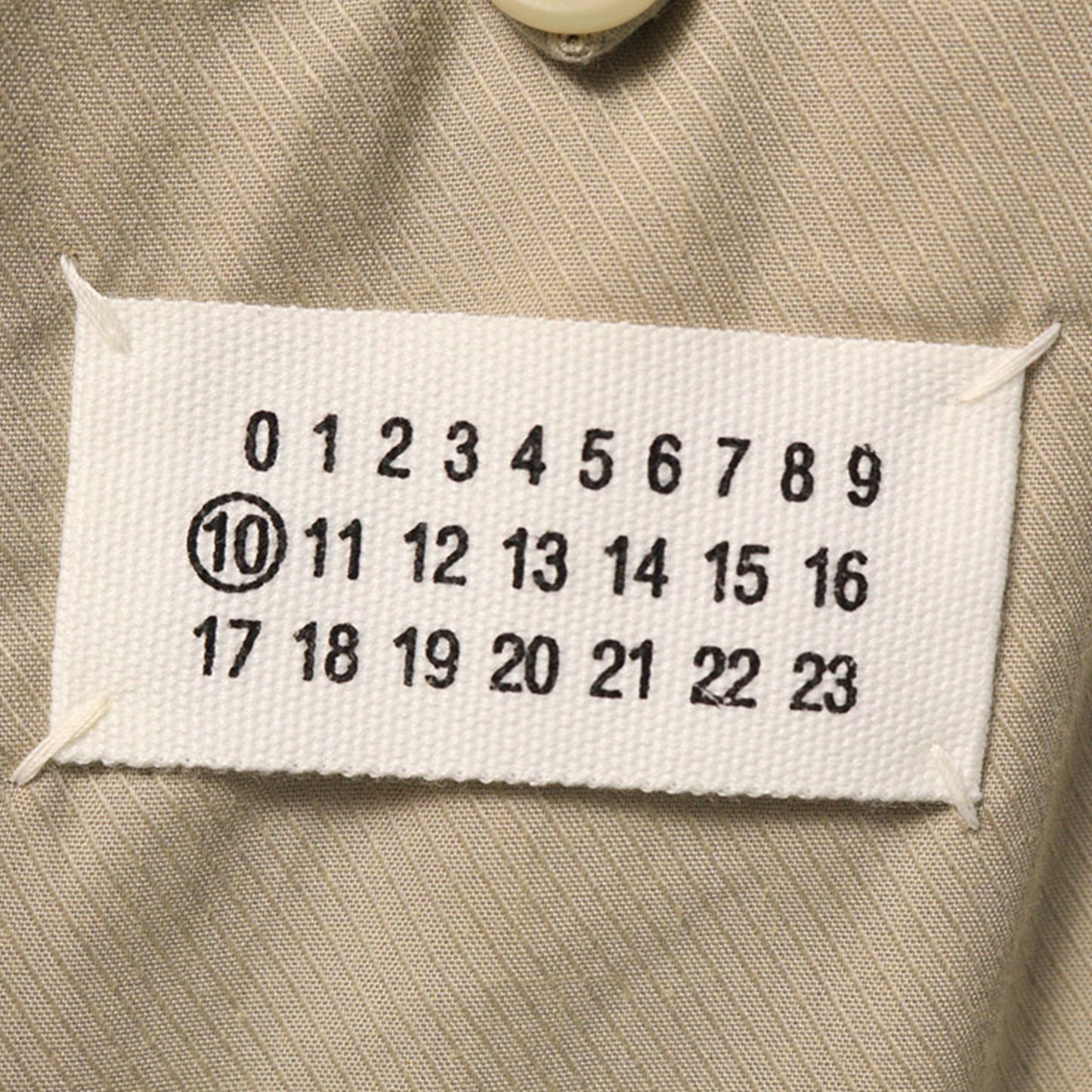Maison Martin Margiela ⑩ 2008 A/W Cotton Belt White Size 48
