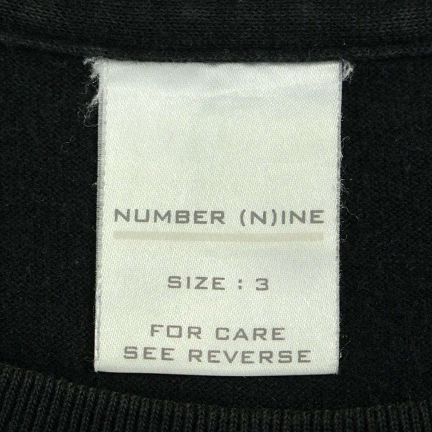 NUMBER (N)INE 2002 S/S Multi Cotton T-Shirt Size 3