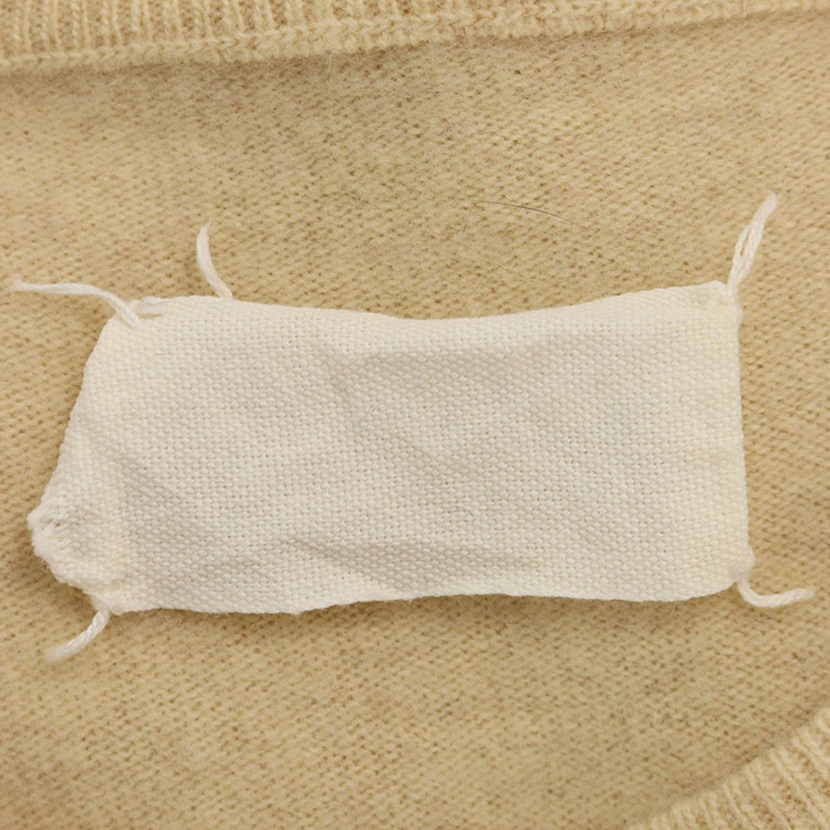 Maison Martin Margiela 2002A/W Beige Wool Sweater