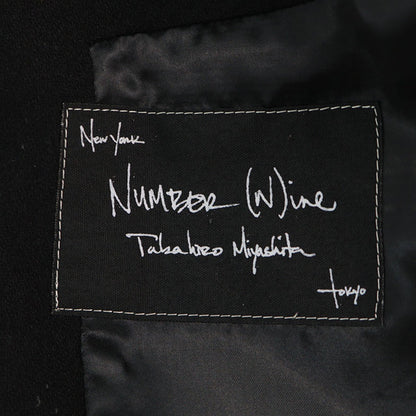 NUMBER (N)INE 2004 AW Wool Nylon Jacket Black Size 2