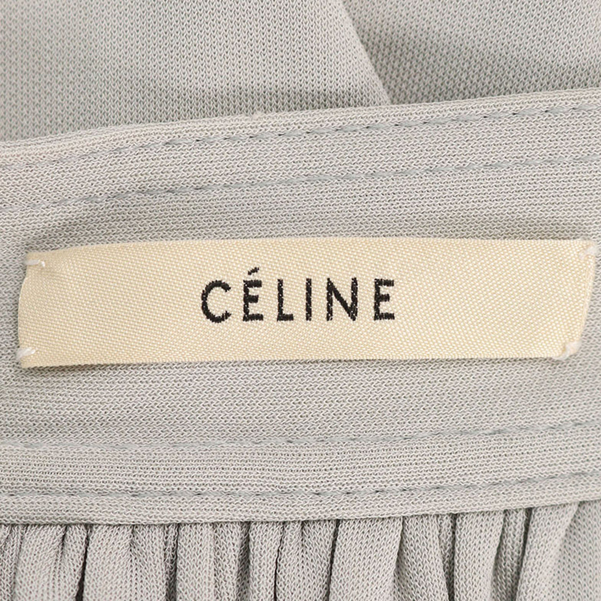 Celine CÉLINE by Phoebe Philo Light Gray Rayon Skirt Size 36