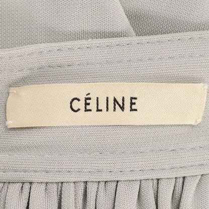 Celine CÉLINE by Phoebe Philo Light Gray Rayon Skirt Size 36