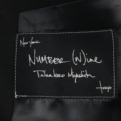 NUMBER (N)INE 2004 A/W Wool Coat Black Size 3