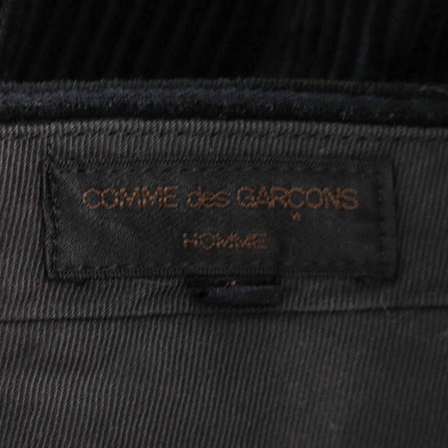 COMME des GARCONS 1997 Cotton Pants Black Size S
