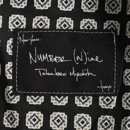 NUMBER (N)INE 2004 S/S Wool Cupra Casual Pants Black Size 3